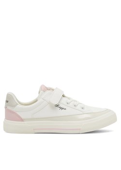 Sneakersy Kappa LOGO MIA EV KID 381R2SW - A3N Biały ze sklepu eobuwie.pl w kategorii Trampki dziecięce - zdjęcie 182058866