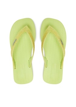 Japonki Melissa Mini Melissa Sun Long Beach II Inf 36100 Zielony ze sklepu eobuwie.pl w kategorii Klapki dziecięce - zdjęcie 182058996