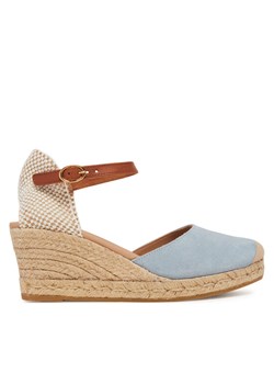 Espadryle Genuins Carina Velour G106384 Niebieski ze sklepu eobuwie.pl w kategorii Espadryle damskie - zdjęcie 182059248