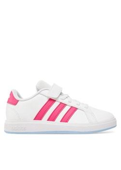 Sneakersy adidas Grand Court 2.0 JI0975 Biały ze sklepu eobuwie.pl w kategorii Buty sportowe dziecięce - zdjęcie 182059418