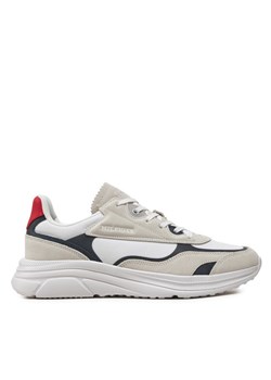 Sneakersy Tommy Hilfiger Modern Runner Tech Print FM0FM05123 Biały ze sklepu eobuwie.pl w kategorii Buty sportowe męskie - zdjęcie 182059528