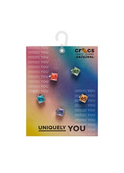 Ozdoba do butów Crocs Jibbitz Triangle Gem 5 Pack Kolorowy ze sklepu eobuwie.pl w kategorii Breloki - zdjęcie 182059618