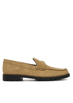 Loafersy Coach Jocelyn CZ376 Beżowy ze sklepu eobuwie.pl w kategorii Lordsy damskie - zdjęcie 182059687