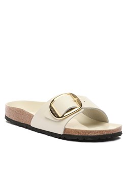 Klapki Birkenstock Madrid Big Buckle 1025298 Beżowy ze sklepu eobuwie.pl w kategorii Klapki damskie - zdjęcie 182059847