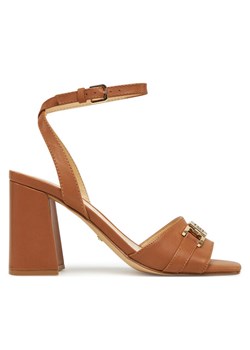 Sandały Guess FLJGRT LEA03 Brązowy ze sklepu eobuwie.pl w kategorii Sandały damskie - zdjęcie 182059878