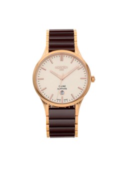 Zegarek Roamer C-Line 658833 49 35 63 Brązowy ze sklepu eobuwie.pl w kategorii Zegarki - zdjęcie 182059917