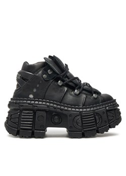 Sneakersy NEW ROCK M-WALL106-S12 Czarny ze sklepu eobuwie.pl w kategorii Botki - zdjęcie 182060207