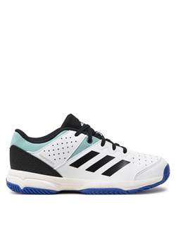 Buty halowe adidas Court Stabil ID5683 Biały ze sklepu eobuwie.pl w kategorii Buty sportowe dziecięce - zdjęcie 182060256