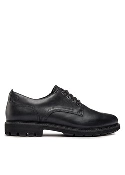 Półbuty Clarks Batcombe Tie 261734347 Czarny ze sklepu eobuwie.pl w kategorii Półbuty męskie - zdjęcie 182060619