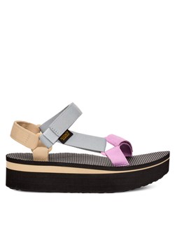 Sandały Teva Flatform Universal 1008844 Szary ze sklepu eobuwie.pl w kategorii Sandały damskie - zdjęcie 182060867