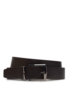 Pasek Męski Tommy Hilfiger Denton Rev 3.5 AM0AM12549 Brązowy ze sklepu eobuwie.pl w kategorii Paski męskie - zdjęcie 182060909