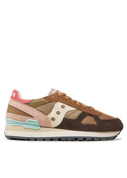 Sneakersy Saucony S1108 881 Brązowy ze sklepu eobuwie.pl w kategorii Buty sportowe damskie - zdjęcie 182060945