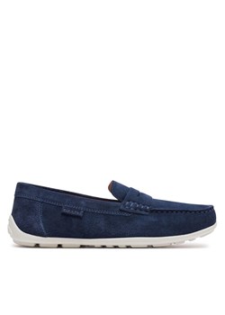 Mokasyny Geox J New Fast Boy J826CA 00022 C4211 D Granatowy ze sklepu eobuwie.pl w kategorii Mokasyny dziecięce - zdjęcie 182060949
