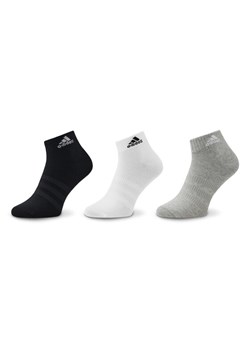 Skarpety Niskie Unisex adidas Thin and Light Ankle Socks 3 Pairs IC1283 Szary ze sklepu eobuwie.pl w kategorii Skarpetki dziecięce - zdjęcie 182061485