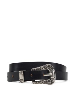 Pasek Damski ONLY Onlty Slim Leather Wester Jeans Belt Acc 15338269 Czarny ze sklepu eobuwie.pl w kategorii Paski damskie - zdjęcie 182061486