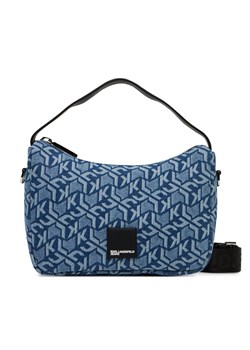 Torebka Karl Lagerfeld Jeans A2W30167 Niebieski ze sklepu eobuwie.pl w kategorii Listonoszki - zdjęcie 182061535