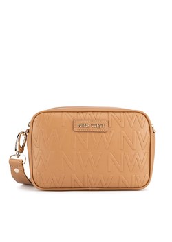 Torebka Nine West LX10049 Brązowy ze sklepu eobuwie.pl w kategorii Listonoszki - zdjęcie 182062046