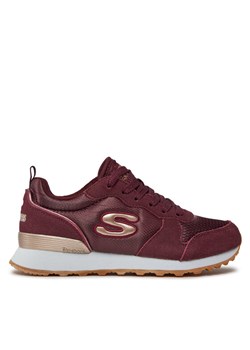 Sneakersy Skechers Goldn Gurl 111/BURG Bordowy ze sklepu eobuwie.pl w kategorii Buty sportowe damskie - zdjęcie 182062147