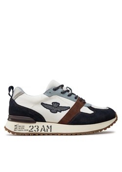 Sneakersy Aeronautica Militare 241SC265CT3298 Granatowy ze sklepu eobuwie.pl w kategorii Buty sportowe męskie - zdjęcie 182062155