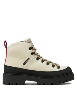 Trapery Tommy Jeans Tjm Hiking Boot Wl EM0EM01491 Écru ze sklepu eobuwie.pl w kategorii Buty zimowe męskie - zdjęcie 182062435