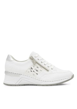 Sneakersy Rieker N4322-80 Biały ze sklepu eobuwie.pl w kategorii Półbuty damskie - zdjęcie 182062437