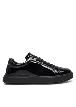 Sneakersy Calvin Klein Low Top Lace Up Pat HM0HM01602 Czarny ze sklepu eobuwie.pl w kategorii Buty sportowe męskie - zdjęcie 182062507
