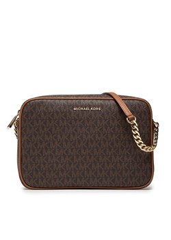 Torebka MICHAEL Michael Kors Jet Set 32F1GJ6C7B Brązowy ze sklepu eobuwie.pl w kategorii Listonoszki - zdjęcie 182062569