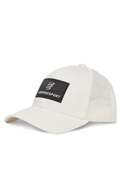 Czapka z daszkiem Compressport XHWU6980018TU Écru ze sklepu eobuwie.pl w kategorii Czapki z daszkiem damskie - zdjęcie 182062879