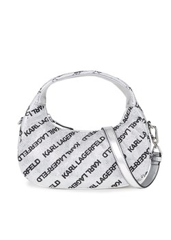 Torebka KARL LAGERFELD 240W3026 Srebrny ze sklepu eobuwie.pl w kategorii Torebki bagietki - zdjęcie 182062897