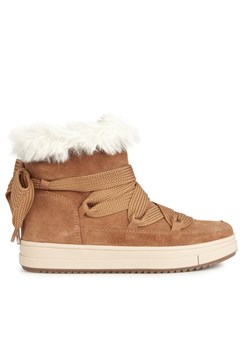 Kozaki Geox J Rebecca Girl Wpf J36CVA 00022 C6627 M Brązowy ze sklepu eobuwie.pl w kategorii Buty zimowe dziecięce - zdjęcie 182063097