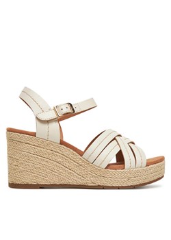 Espadryle Clarks Sabina Strap 26181464 Écru ze sklepu eobuwie.pl w kategorii Espadryle damskie - zdjęcie 182063105