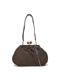 Torebka Weekend Max Mara Fortuna 2515511085650 Brązowy ze sklepu eobuwie.pl w kategorii Kopertówki - zdjęcie 182063387