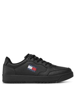 Sneakersy Tommy Jeans Retro Ess EM0EM01397 Czarny ze sklepu eobuwie.pl w kategorii Buty sportowe męskie - zdjęcie 182063389