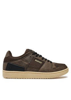 Sneakersy Guess Sava Low FMTSAL FAB12 Brązowy ze sklepu eobuwie.pl w kategorii Buty sportowe męskie - zdjęcie 182063449