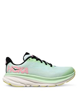 Buty do biegania Hoka Clifton 9 1131170 Zielony ze sklepu eobuwie.pl w kategorii Buty sportowe damskie - zdjęcie 182063695