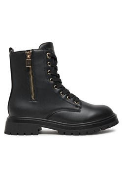 Trapery Tommy Hilfiger Lace-Up Bootie T3A5-33567-1351 S Czarny ze sklepu eobuwie.pl w kategorii Buty zimowe dziecięce - zdjęcie 182063696