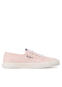 Tenisówki Pepe Jeans Brady W Basic PLS31287 Różowy ze sklepu eobuwie.pl w kategorii Trampki damskie - zdjęcie 182063747