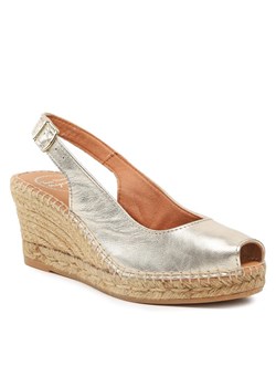Espadryle Toni Pons Croacia Złoty ze sklepu eobuwie.pl w kategorii Espadryle damskie - zdjęcie 182063786