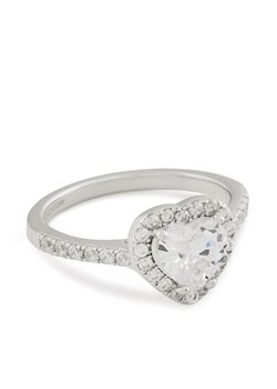 Pierścionek ICED STUFF Heart Gem Białe złoto ze sklepu eobuwie.pl w kategorii Pierścionki - zdjęcie 182063837