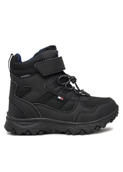 Śniegowce Tommy Hilfiger Fur Boot T1X5-33710-1492 S Czarny ze sklepu eobuwie.pl w kategorii Buty zimowe dziecięce - zdjęcie 182063915