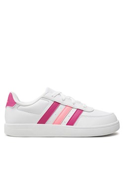 Sneakersy adidas Breaknet 2.0 K HP8959 Biały ze sklepu eobuwie.pl w kategorii Buty sportowe dziecięce - zdjęcie 182063979