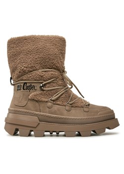 Botki Lee Cooper LCJ-24-47-3149LA Beżowy ze sklepu eobuwie.pl w kategorii Śniegowce damskie - zdjęcie 182064048