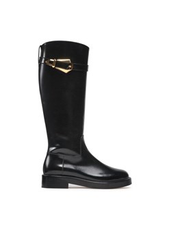 Oficerki Alberta Ferretti 22251A6201 8005 Czarny ze sklepu eobuwie.pl w kategorii Kozaki damskie - zdjęcie 182064269