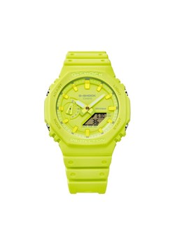 Zegarek G-Shock GA-2100-9A9ER Żółty ze sklepu eobuwie.pl w kategorii Zegarki - zdjęcie 182064425