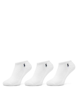 Zestaw 3 par niskich skarpet damskich Polo Ralph Lauren 455972885003 Biały ze sklepu eobuwie.pl w kategorii Skarpetki damskie - zdjęcie 182064438