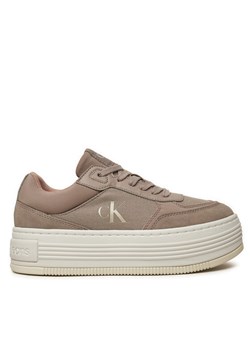 Sneakersy Calvin Klein Jeans YW0YW01638 Szary ze sklepu eobuwie.pl w kategorii Buty sportowe damskie - zdjęcie 182064449