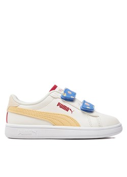 Sneakersy Puma Smash 3.0 Summer Camp V Ps 395604-01 Écru ze sklepu eobuwie.pl w kategorii Trampki dziecięce - zdjęcie 182064495