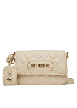 Torebka LOVE MOSCHINO JC4210PP0MLA0110 Beżowy ze sklepu eobuwie.pl w kategorii Listonoszki - zdjęcie 182064499