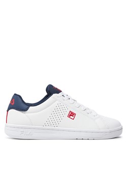 Sneakersy Fila Crosscourt 2 Nt Teens FFT0065 Biały ze sklepu eobuwie.pl w kategorii Buty sportowe dziecięce - zdjęcie 182064505