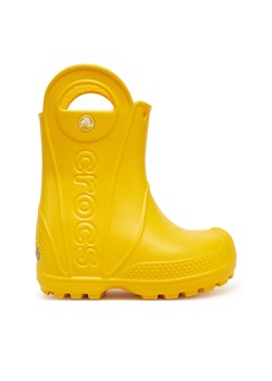 Kalosze Crocs Handle It Rain Boot T 211056 Żółty ze sklepu eobuwie.pl w kategorii Kalosze dziecięce - zdjęcie 182064788